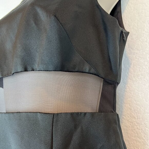 Vintage Black Mini Cocktail Dress Party Small - Picture 5 of 10